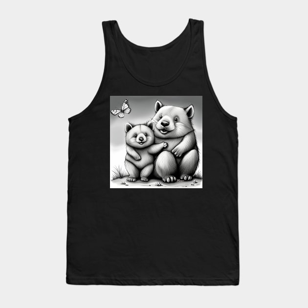 Wombat greetings Tank Top by J7Simpson